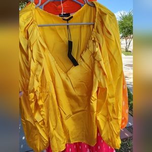 Women's yellow blouse